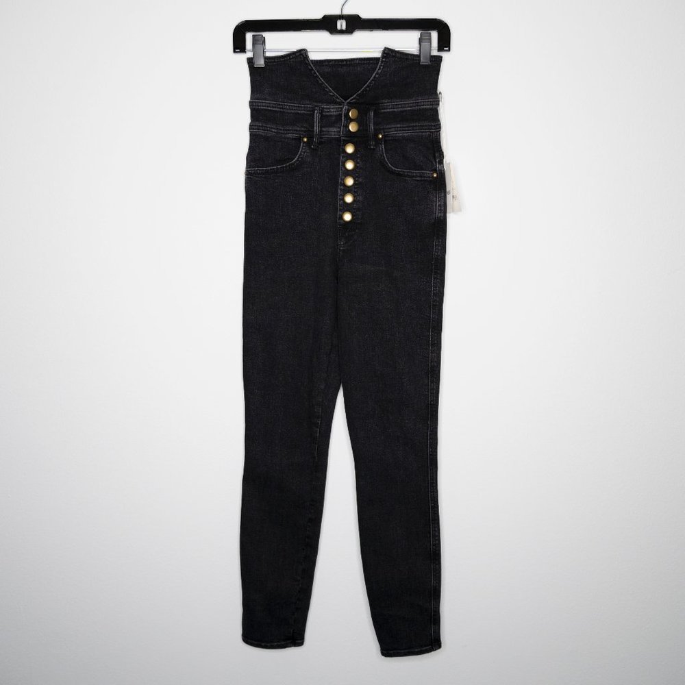 Mother The Swooner Exposed Snap Ankle Skinny I34 - Picture 3 of 13
